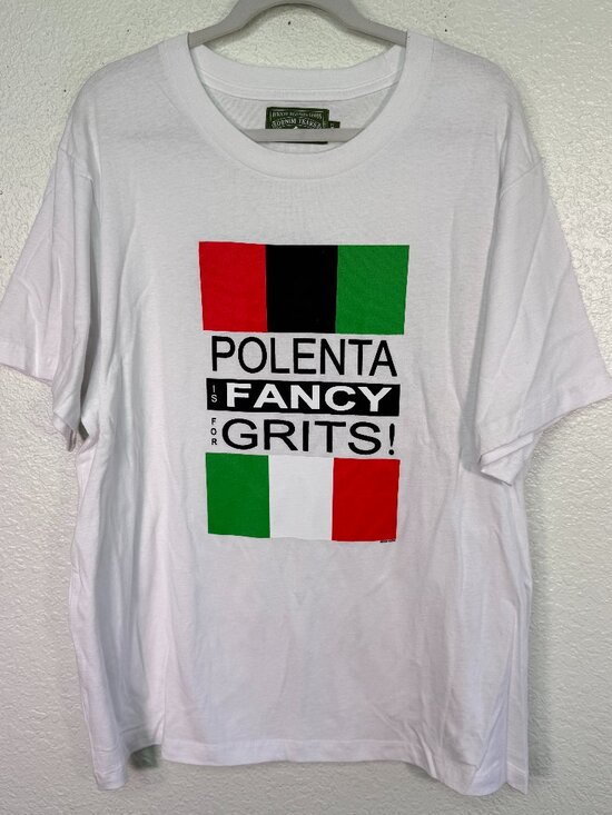 Denim Tears Other - Denim Tears Shirt Mens XXL Polenta Is Fancy For Grits Graphic Tee Streetwear USA